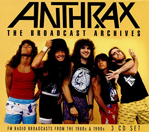 Anthrax album cover featuring a group photo of the band members.
