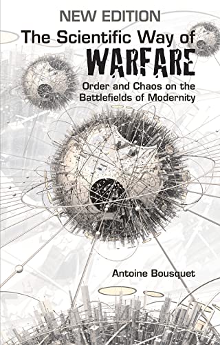 Book cover: "The Scientific Way of Warfare" with abstract, spiky orb imagery.