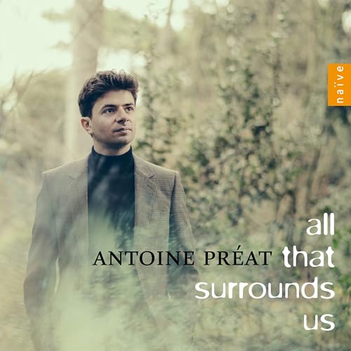 CD cover featuring Antoine Preat in a suit, looking off-camera.