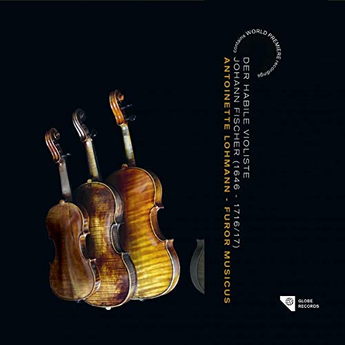 CD cover featuring stacked violas and text: "Antoinette Lohmann - Der Habile Violiste.