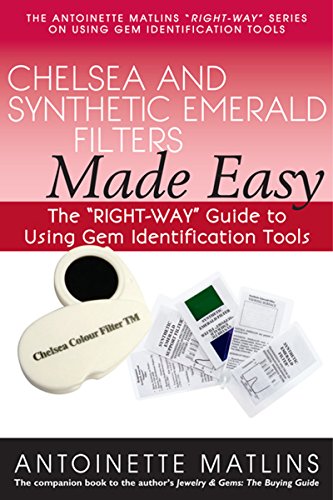 Book cover featuring gem testing filters and a Chelsea colour filter.