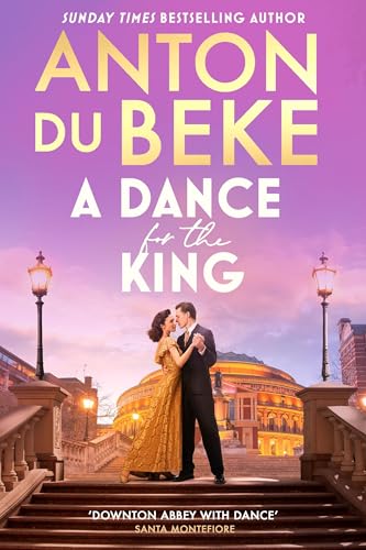 Book cover: couple dancing on steps before a grand building.