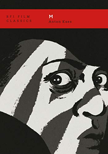 Book cover for “M” by Anton Kaes, featuring a distressed face.