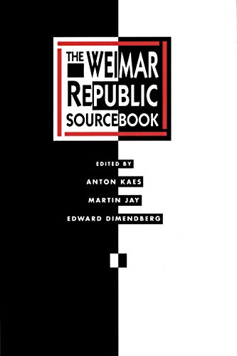 Book cover: "The Weimar Republic Sourcebook" with black and white design.