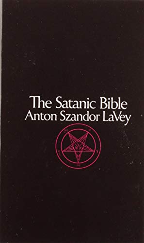 Black book cover with white text and a red circular occult symbol.