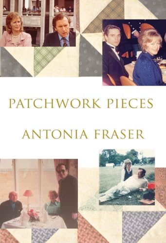 Book cover with a patchwork background and several portrait photos.