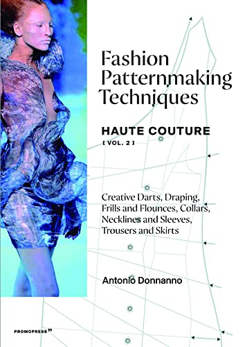 Book cover featuring a model in a textured, ruffled haute couture dress.