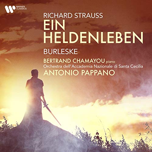 "CD cover featuring a silhouette of a man with a sword against a cloudy sky."