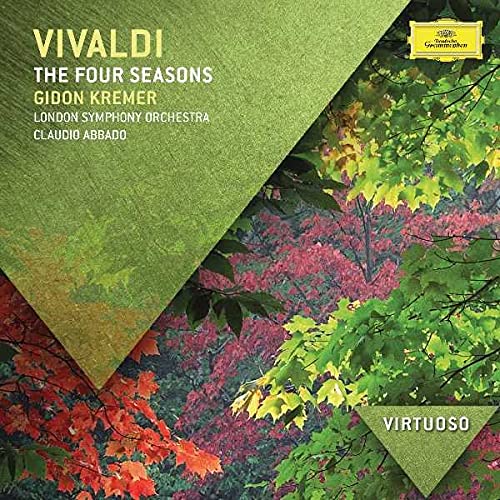 CD cover for Vivaldi’s “The Four Seasons” with foliage imagery.