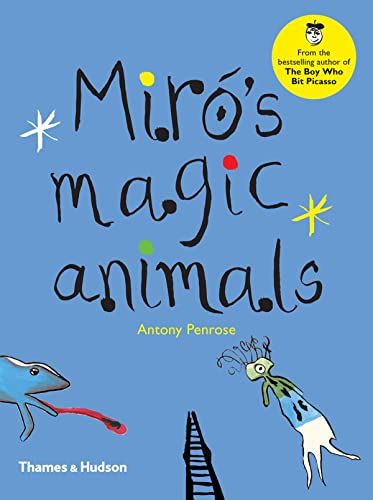Book cover: “Miro’s Magic Animals” with childlike illustrations of creatures.
