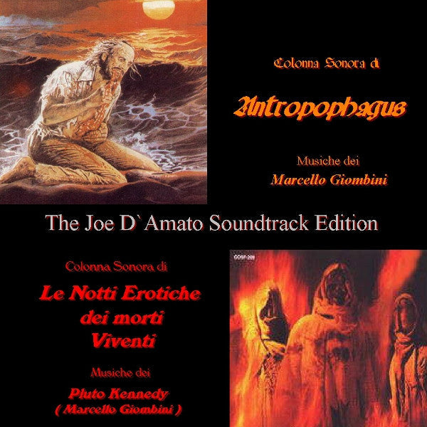 DVD cover for “Antropophagus” featuring a distressed figure and dark imagery.