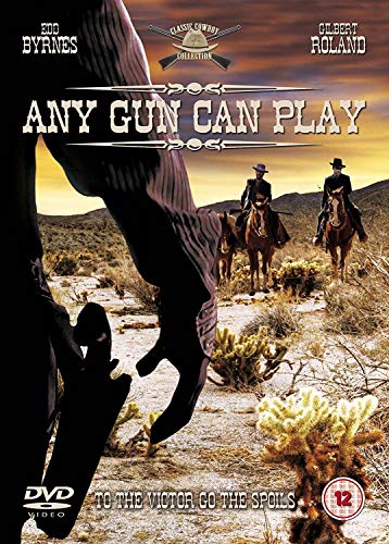 DVD cover for "Any Gun Can Play," a Western with two horseback riders.