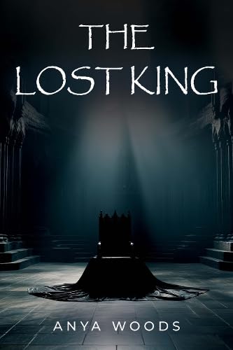 Book cover: dark throne in a stone hall, title "The Lost King".