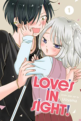 Manga cover: two young people embracing, with pink and white text.