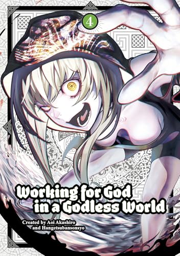 Manga volume cover with a blonde girl and ornate, dark background.