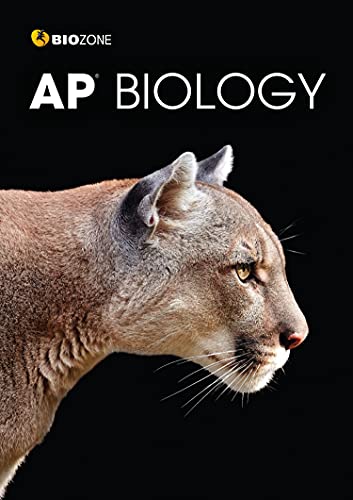 AP Biology textbook cover with a close-up of a cougar’s face.
