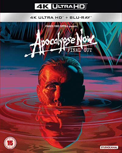Apocalypse Now Final Cut 4K Ultra HD and Blu-ray cover art featuring a face.