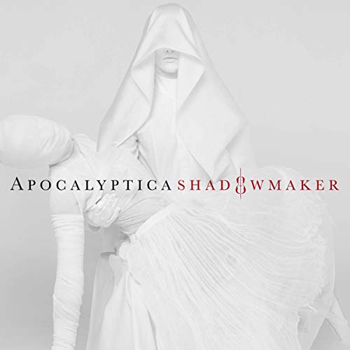 Apocalyptica’s “Shadowmaker” album cover: a figure draped in white fabric.