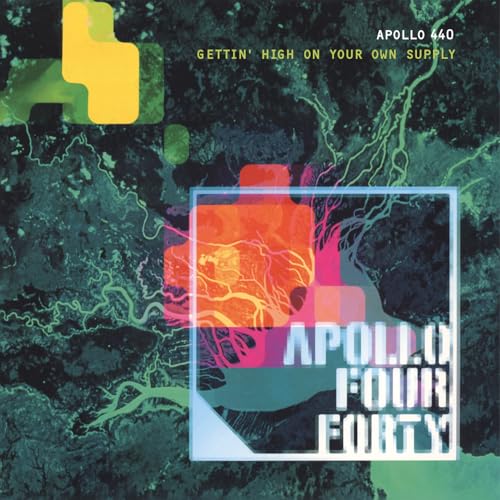 Apollo 440 album cover: abstract colorful design with band name and title.