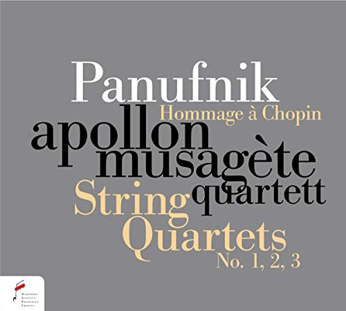 CD cover for Panufnik string quartets performed by Apollon Musagete Quartett.