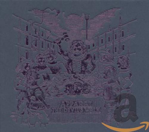 CD cover with embossed, dark figures and text: "Apparat - The Devil's Walk".