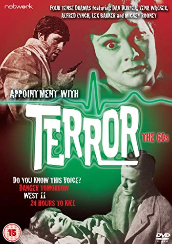 DVD cover for "Appointment With Terror: The 60s" featuring distressed faces.