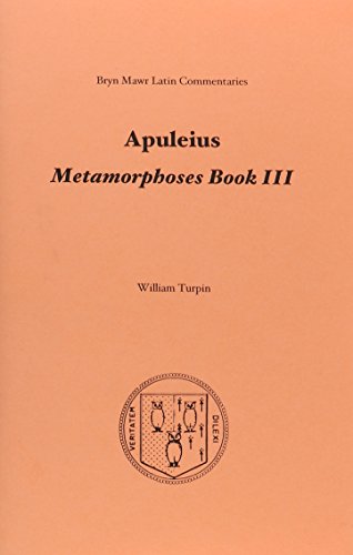Orange book cover with title "Metamorphoses Book III" and owl emblem.
