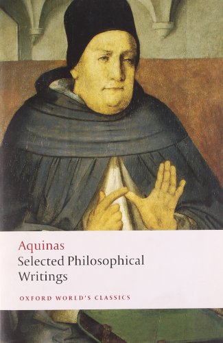 Book cover featuring a Renaissance-era portrait of Thomas Aquinas.