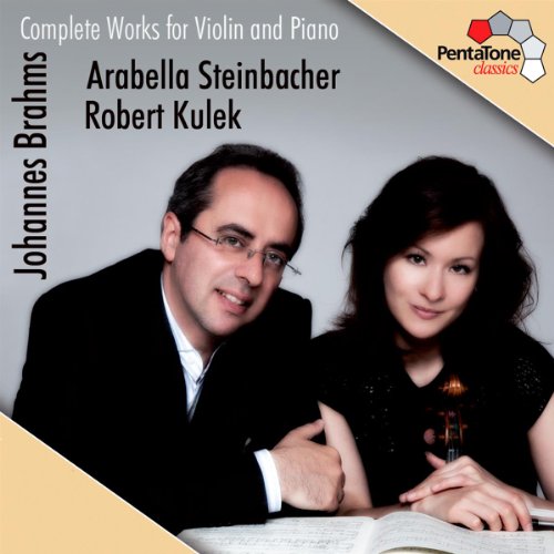 CD cover featuring portraits of Arabella Steinbacher and Robert Kulek.
