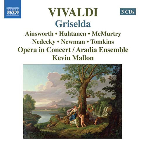 CD cover for Vivaldi’s “Griselda” featuring a classical landscape painting.