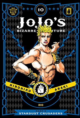 Manga cover featuring a shirtless, blonde-haired man against a black and blue diamond pattern.