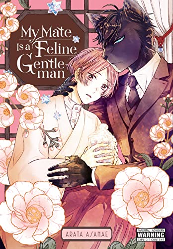Manga cover depicting a man and anthropomorphic black cat in formal wear.