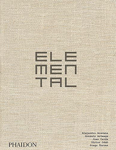 Beige textured book cover with the word ELEMENTAL in a stylized geometric font.