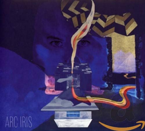 CD cover art: abstract collage with a face, smoke, and geometric shapes.