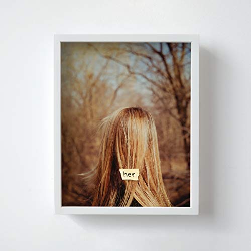 Vinyl record cover featuring a person seen from behind with the word "her".