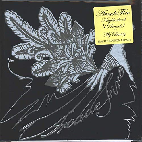 "Black vinyl record cover with white illustration and yellow 'Limited Edition Reissue' label."