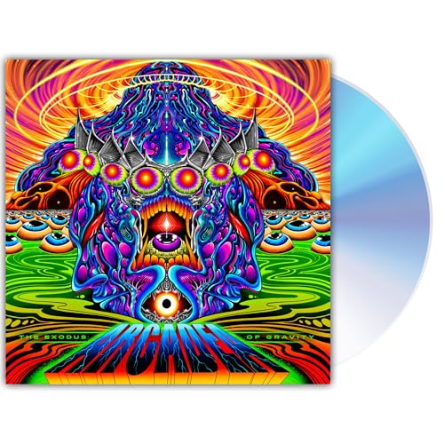 CD cover with psychedelic, colorful artwork of a monstrous, multi-eyed face.