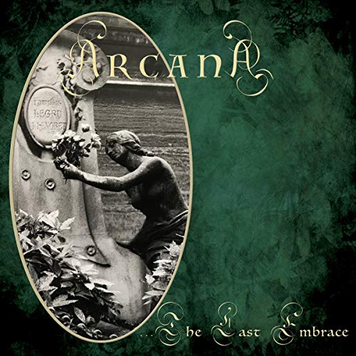 CD cover: statue of a woman with flowers in an oval frame.