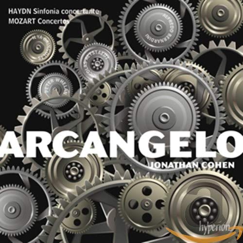 CD cover with overlapping gears and bold text "Arcangelo Jonathan Cohen".