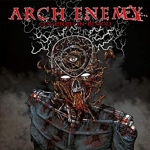 Dark album cover featuring a robotic, skeletal figure with an eye.