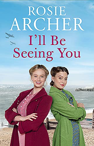 Book cover featuring two women in vintage clothing by the sea.