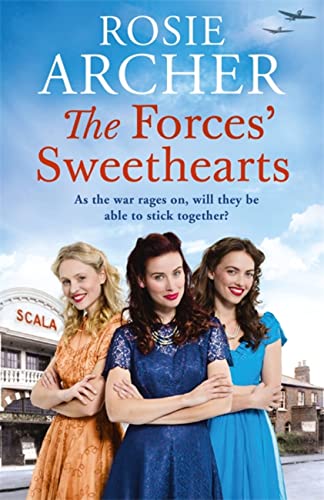 Book cover featuring three women in vintage dresses, arms crossed.