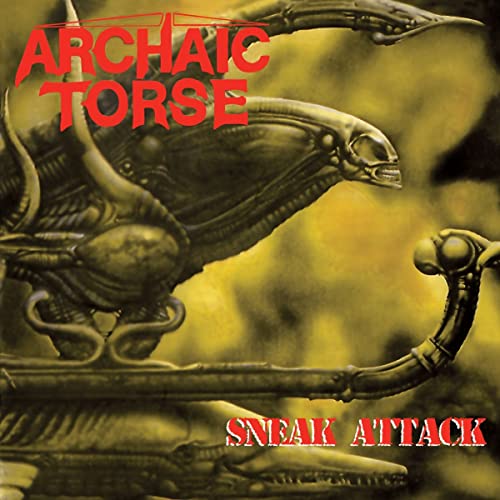 CD cover for Archiac Torse’s “Sneak Attack” featuring alien-like imagery.