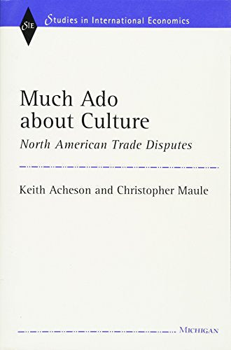 Book cover: “Much Ado about Culture,” studies in international economics.