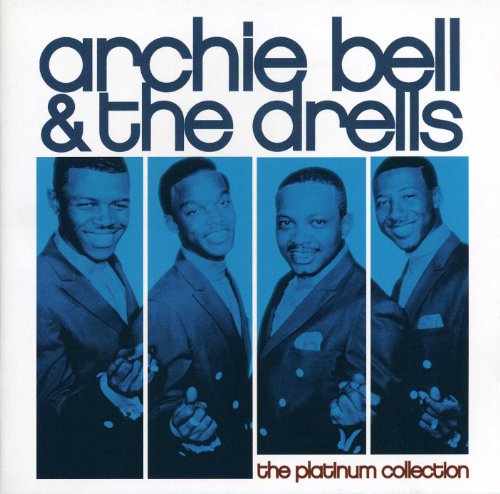 CD cover for Archie Bell & The Drells' "The Platinum Collection" featuring four portraits.