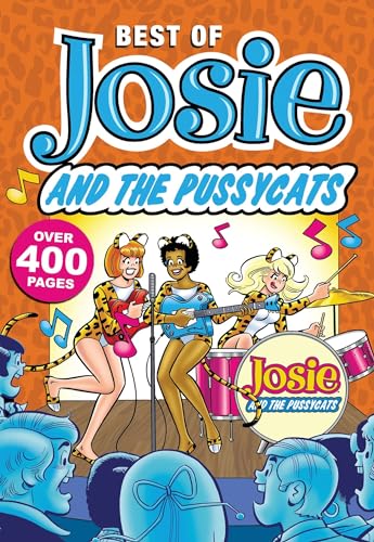 Comic book cover featuring Josie and The Pussycats performing for a crowd.