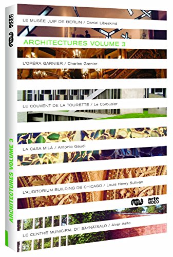 DVD cover for "Architectures Vol 3" featuring images of famous buildings.