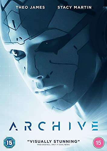 DVD cover art featuring a close-up of a futuristic android face in blue tones.