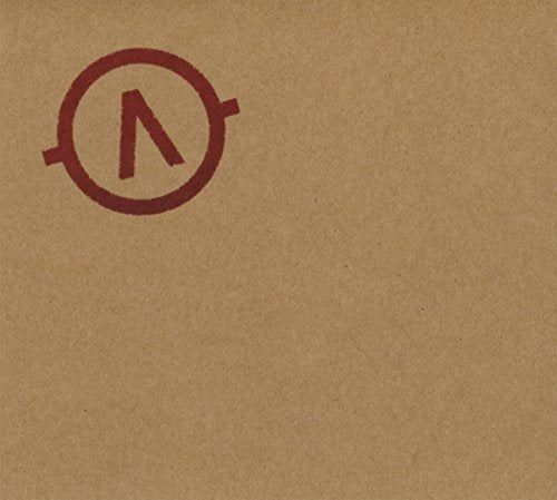 Brown cardboard CD cover with a dark red circular logo featuring a letter A.