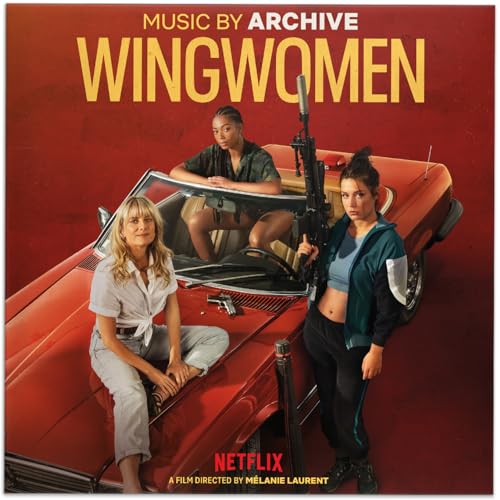 Vinyl album cover for "Wingwomen" featuring three women and a red car.